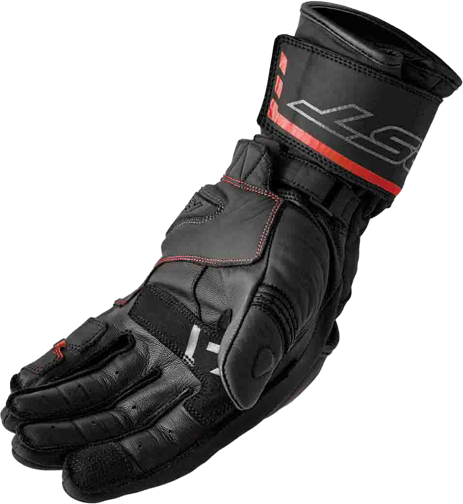 RST S-1 Gloves - Black / Red - View 12