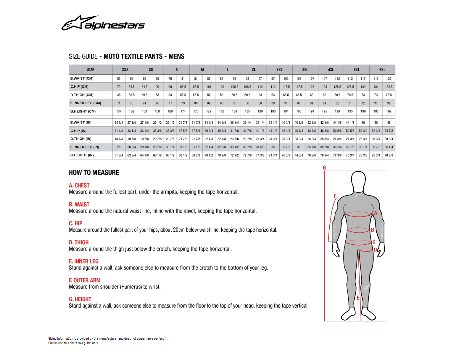 ALPINESTARS Pants Alden