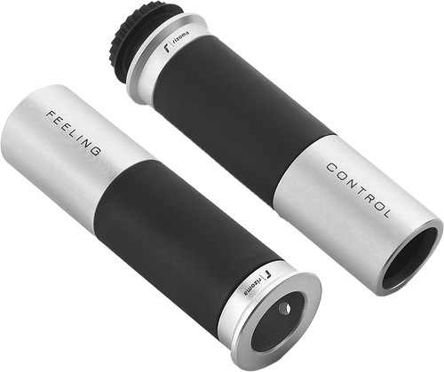 Rizoma Icon Grips - 22mm Silver - GR225A