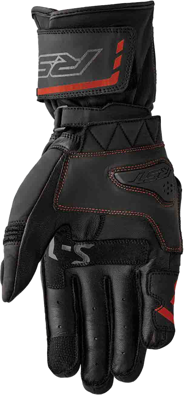 RST S-1 Gloves - Black / Red - View 8