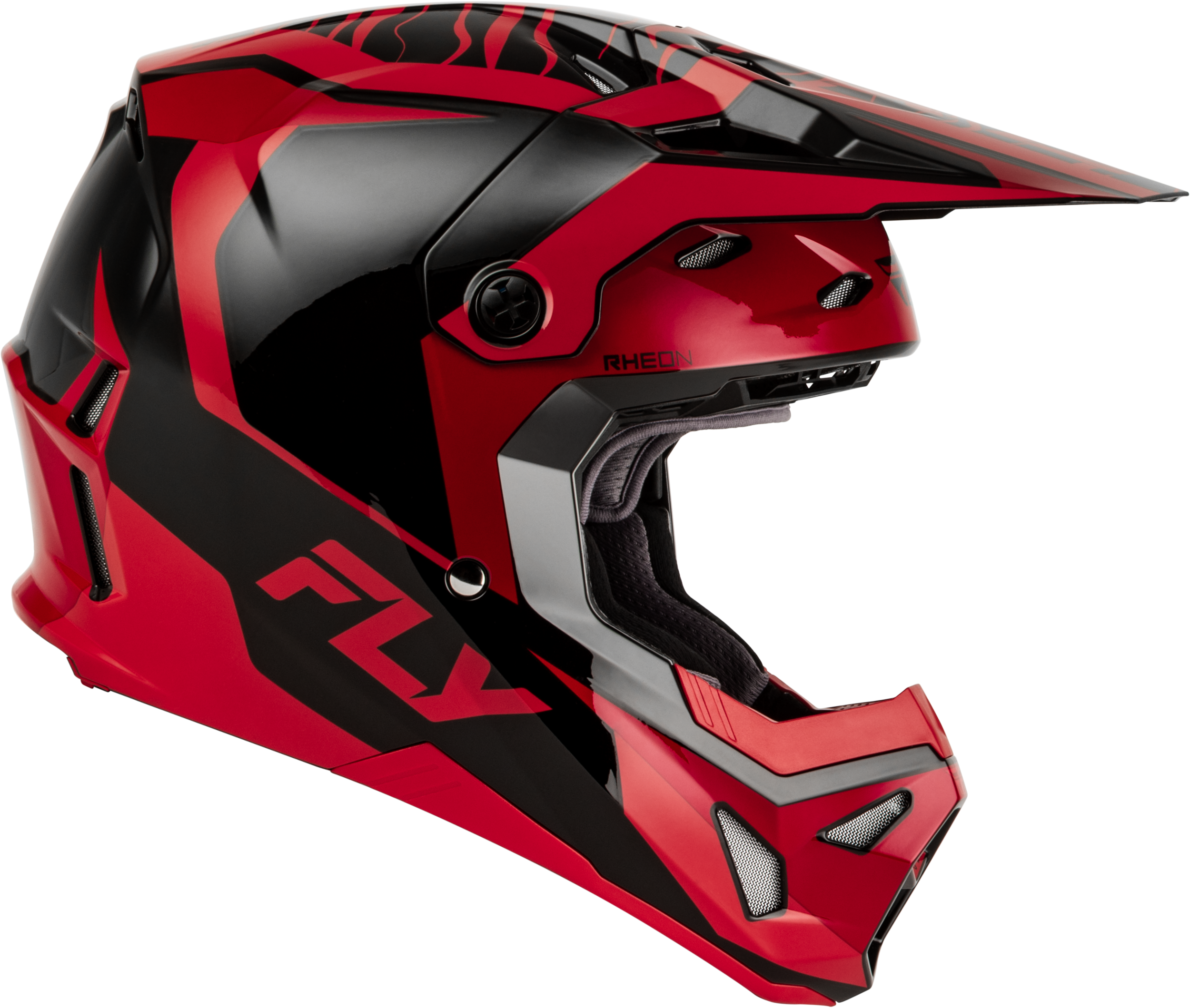 FLY Racing Formula CP Charge Helmet (2027) - Black / Red - View 15