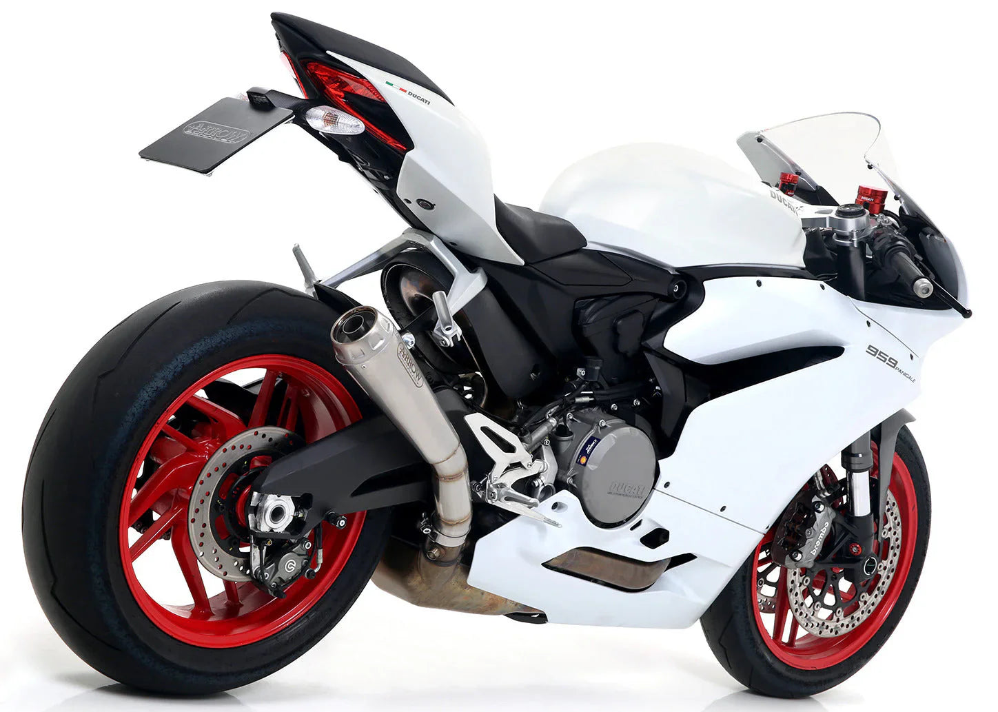 Arrow Ducati 959 Panigale 16-19 NOT US MODELS Homologated Nichrom Pro-Race Silencer With Welded Link Pipe For Original Collectors 71880pri