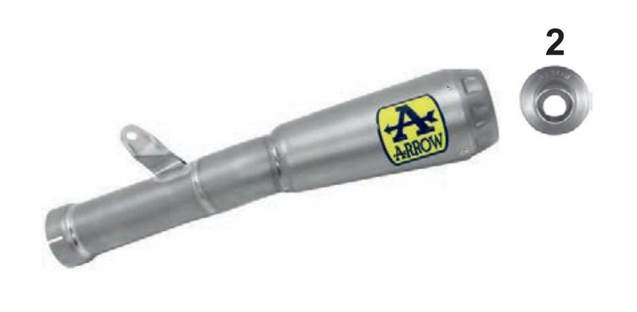 71155PR Arrow Pro-Race Full Titanium Slip-on Exhaust for Honda CBR1000RR-R 2020-2023