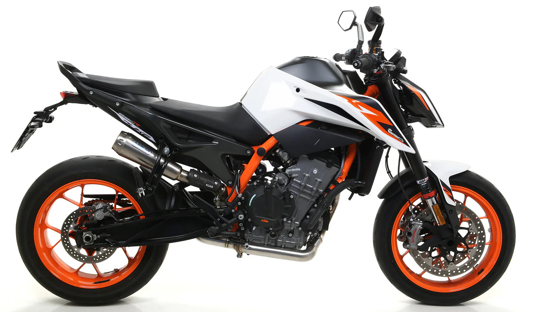 71890PR Arrow Pro-Race Exhaust, Titanium for KTM Duke 790 /890 2018-2024