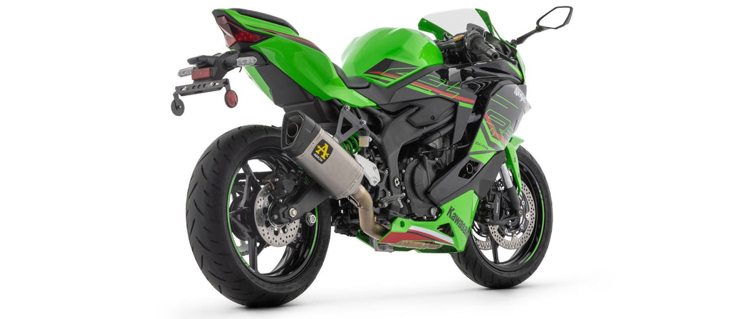 71234PTZ Arrow Competition Full Titanium Exhaust System w/ Pista silencer ZX-4RR 2024 -2025
