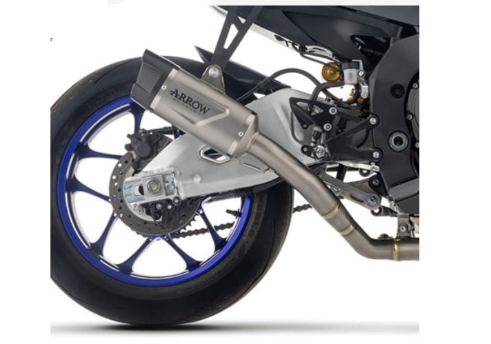 71247HK Arrow Yamaha Yzf R1 2025 Half system racing - Indy Race EVO titanium silencer + titanium link pipe ø60mm.