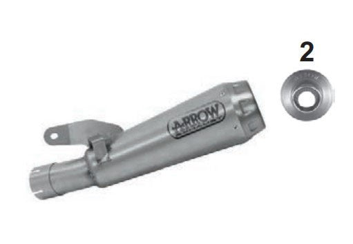 Arrow Pro-Race Slip-On Titanium Pro-Race GSX-S1000 2017-2020/KATANA 71828PR