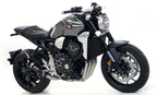 Arrow Honda Cb 1000r 18-19 Homologated Nichrom Dark Pro-Race Silencer With Welded Link Pipe Low Version For Original And Arrow Coll. 71882prn