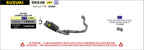 71979PKN Arrow Works HOMOLOGATED NICHROM "DARK" full system with Catalytic converter SUZUKI GSX-8S /R 2022-2025
