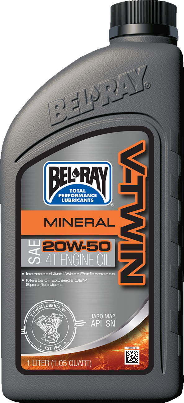 BEL-RAY V Twin Oil - 20W50 / 1L 3601-0249