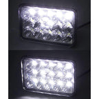Eagle Lights 4x6 45W LED Headlights Sealed Beam Replacement for H4651 H4652 H4656 H4666 H6545 and more - 2 Pieces