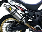 72621AO Arrow Aluminum Maxi Race-Tech Silencer for CRF1000L Africa Twin 16-19