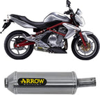 71698ao Arrow Kawasaki ER-6N / F 2005-2011 & Versys 650 2007-2014 Maxi Race-Tech Exhaust, Aluminum for Kawasaki ER-6N / F & Versys 650 71698AO