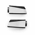 Rizoma Urban Protocol Footpegs - Black/white Pair - PE643B