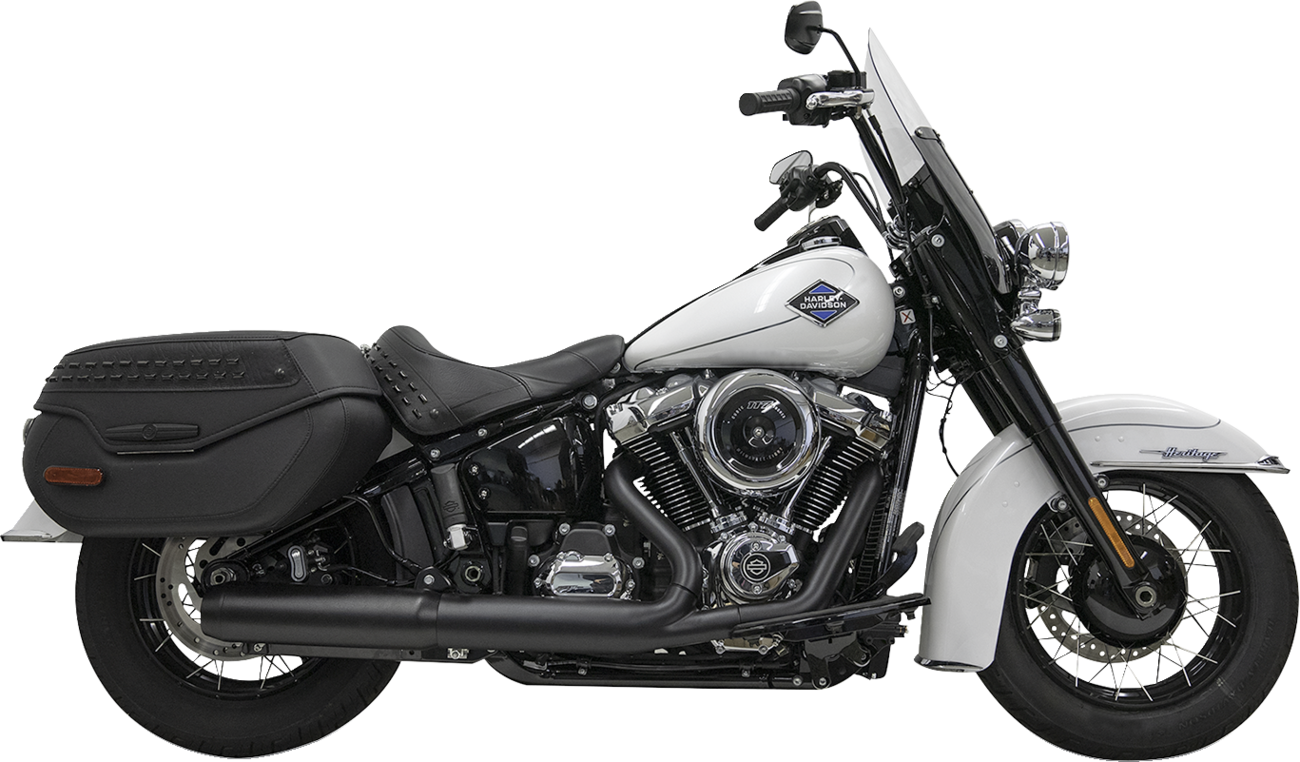 4" Slip-On Muffler with 2-1/2" x 10" Baffle Core - Black - 49-State