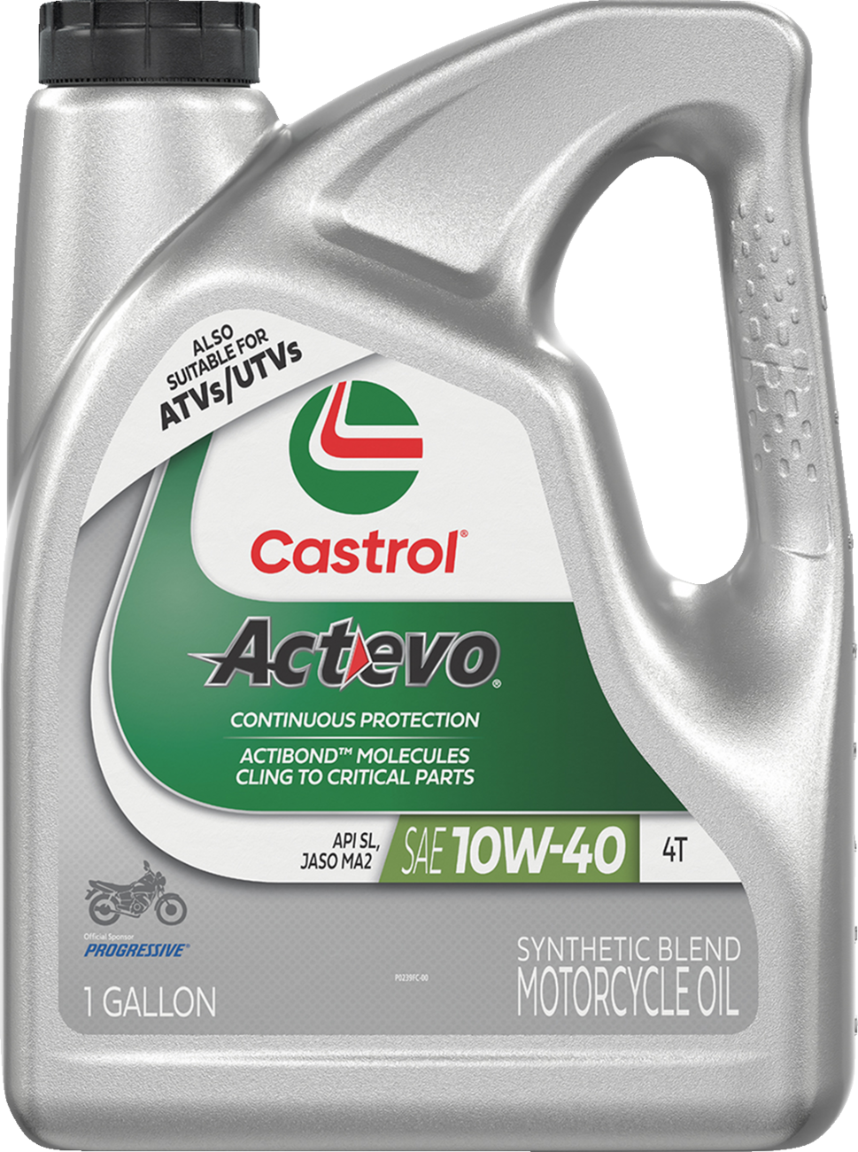 CASTROL Act Evo® Semi-Synthetic 4T Engine Oil - 10W-40 / 1 U.S. gal. 3601-0370