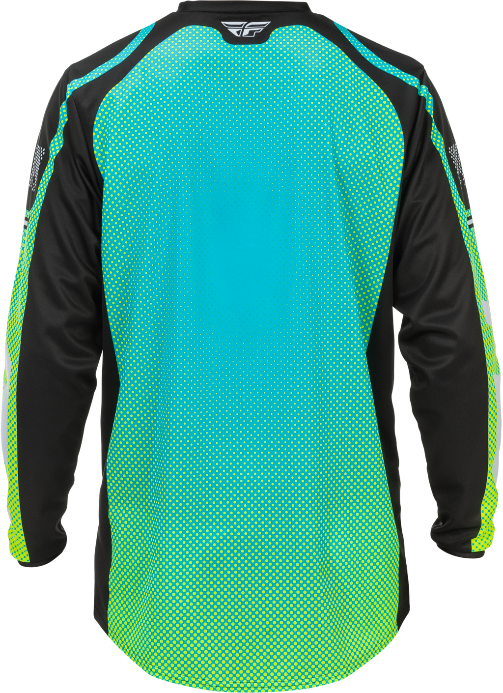 FLY Racing F-16 Jersey (2026) - Aqua / Black / White - View 2