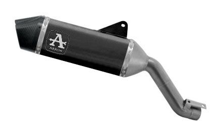 72001VLN Arrow RACING Veloce Slip-on Exhaust, Titanium Dark for Ducati Multistrada V4 1100 2021-2024