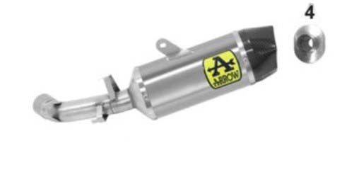 72627PK Arrow Indy Race Slip-on Exhaust, Titanium for KTM 390 Adventure 20-24