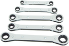 LANG TOOLS Ratcheting Wrench Set - Wrench Set / Ratcheting Offset / SAE 3850-0440