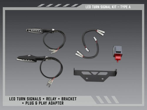 Yoshimura Type A Standard LED Signal Kit for V2 Fender Eliminators