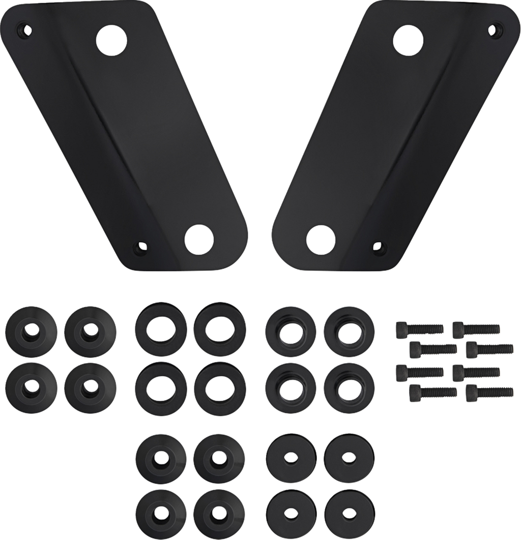 MEMPHIS SHADES Windshield Adapter Kit - Black / FLHX 2310-0996