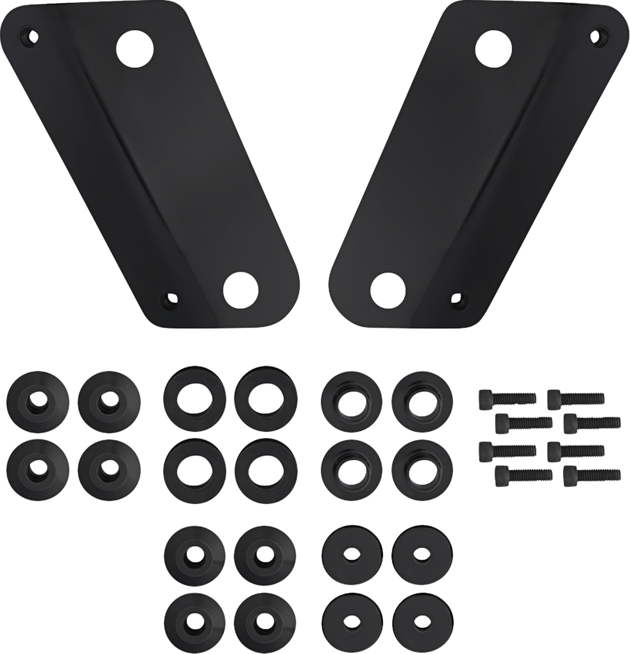 MEMPHIS SHADES Windshield Adapter Kit - Black / FLHX 2310-0996