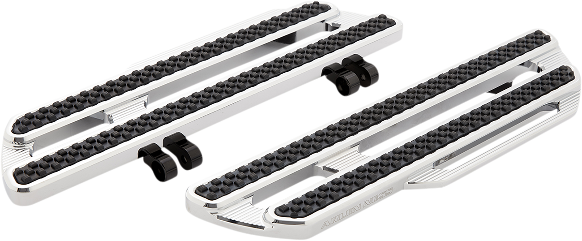ARLEN NESS Method Driver Floorboards - Extended / Chrome 1621-1039