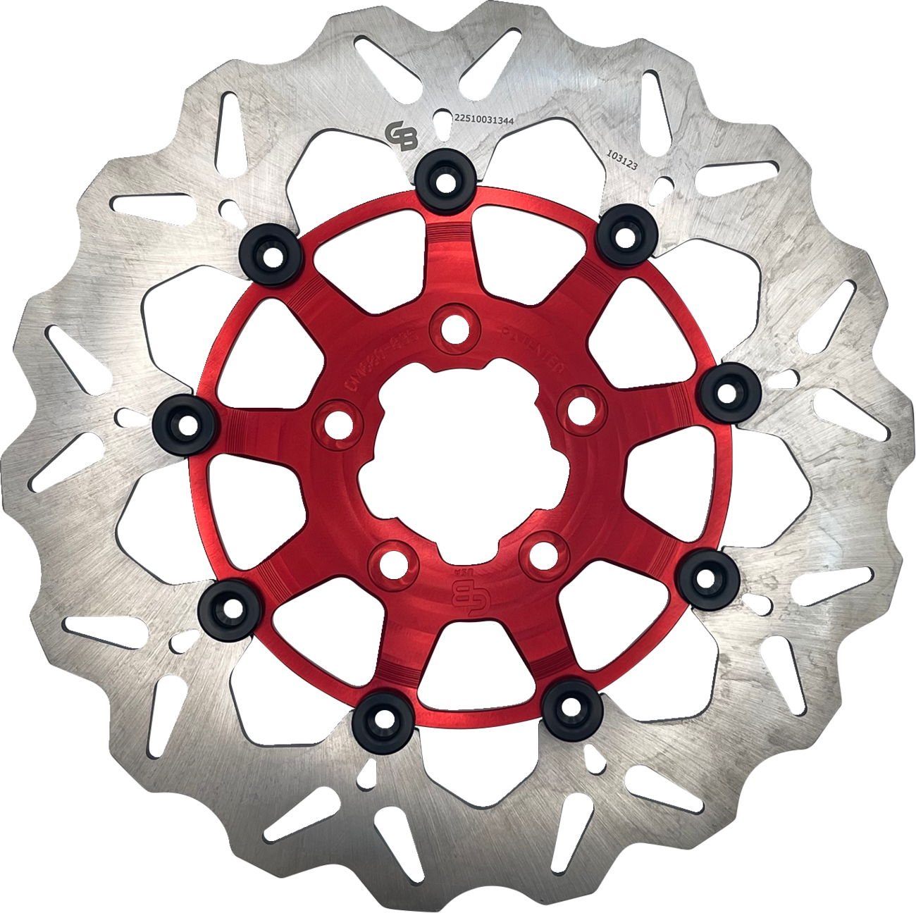 GBRAKES Wave® Brake Rotors - Brake Rotor / Rear / CC 1710-4933