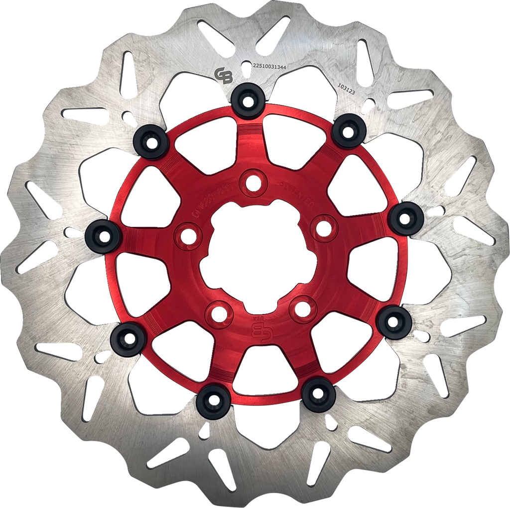 GBRAKES Wave® Brake Rotors - Brake Rotor / Rear / Black 1710-4924