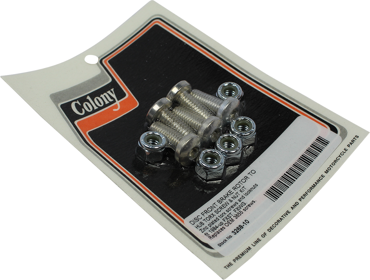 COLONY Bolts with Nuts - Front/Brake Rotor / Kit 2401-1321