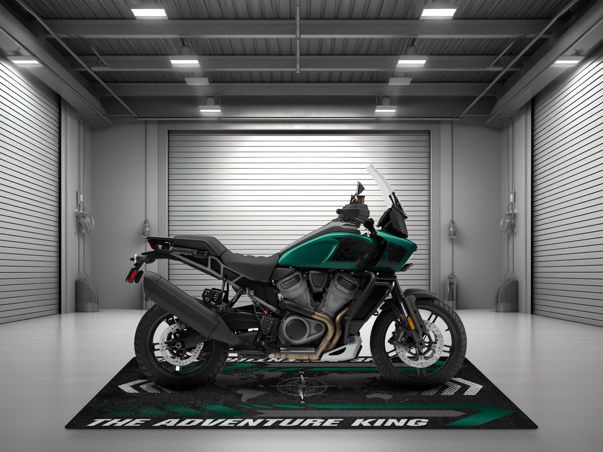MPM Motorcycle Mat for Adventure Motorcycle "The Adventure King" - MM7341