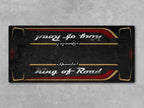 MPM Motorcycle Mat for Cruiser Motorcycle "Special King of Road" - MM7346