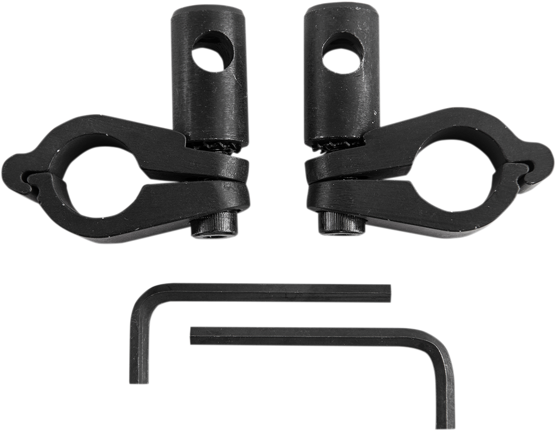 SLIPSTREAMER Tombstone Windshield Handlebar Clamp Kit - Round Bar Clamp Kit / 7/8" S78-C