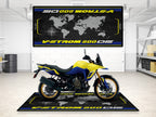 MPM Motorcycle Mat for Suzuki V-STROM 800DE - MM7373