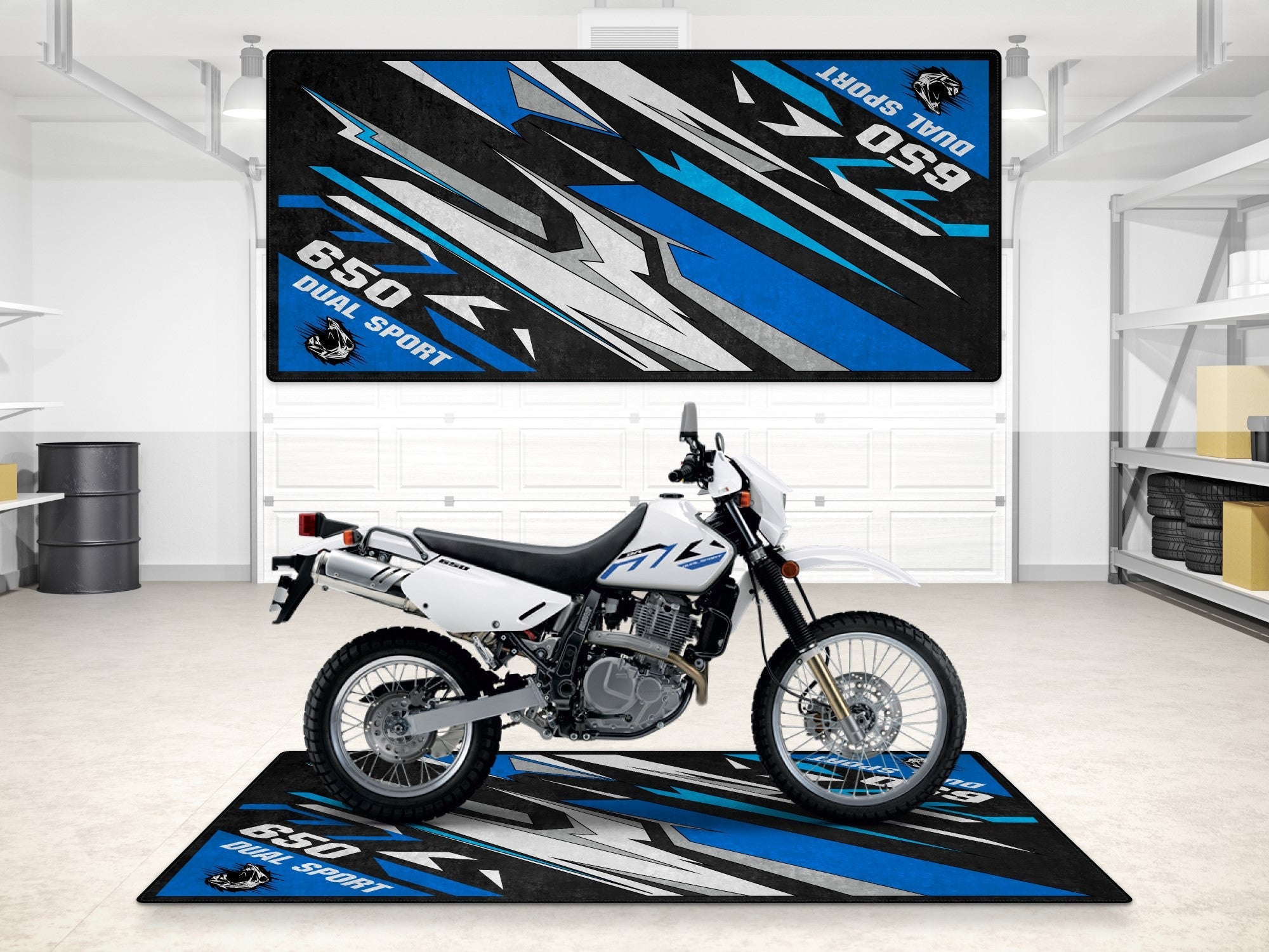 MPM Motorcycle Mat for Suzuki DR650S - MM7381