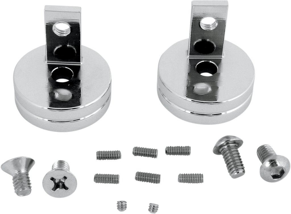 SHOW CHROME Turn Signal Relocation Adapters - Turn Signal Relocation Adapter Kit 2001-0242