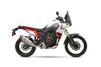 Yoshimura Tenere 700 21-26 RS-12 Stainless Slip-On Exhaust, w/ Stainless Muffler