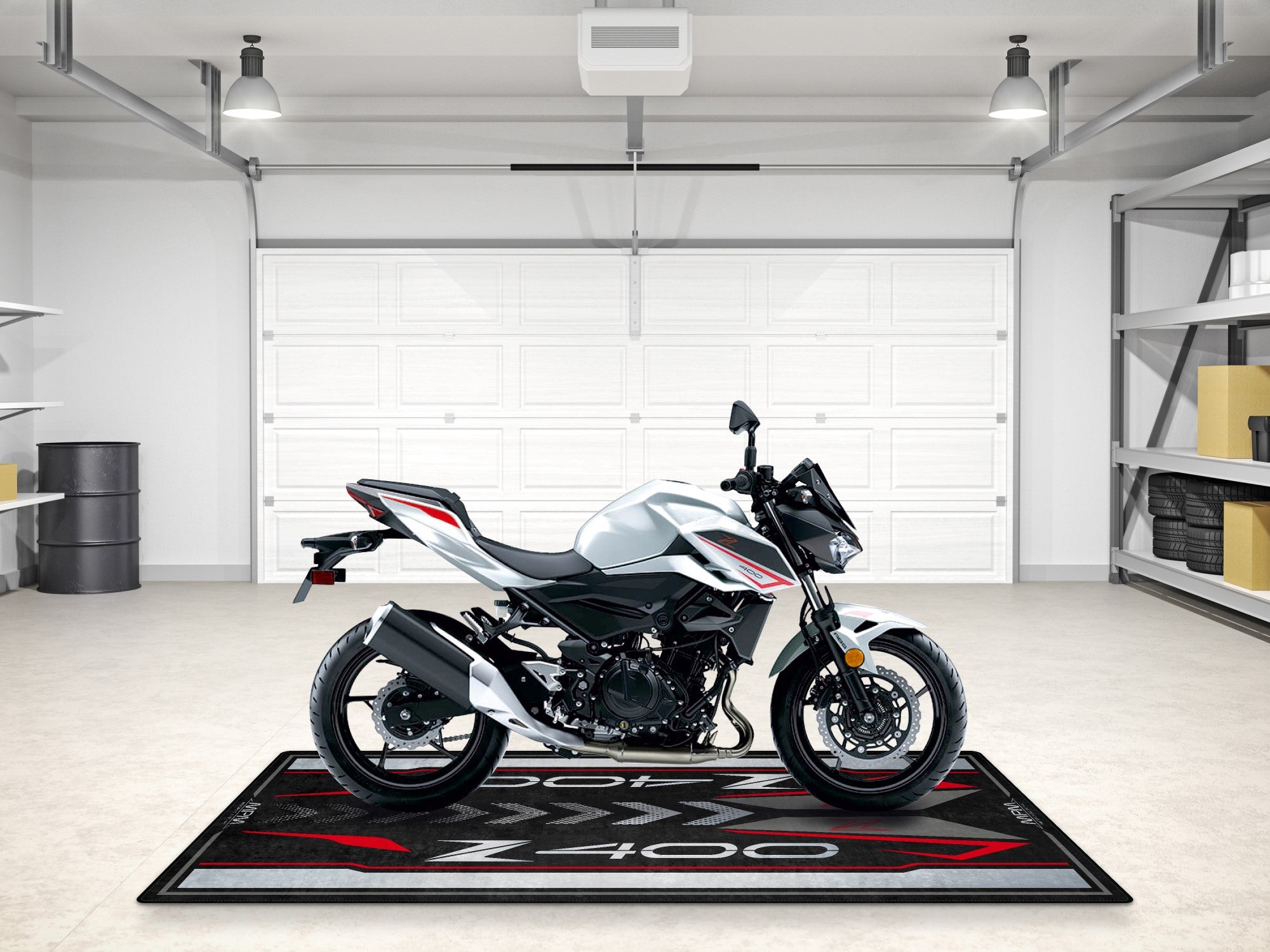 MPM Motorcycle Mat for Kawasaki Z400 - MM7410