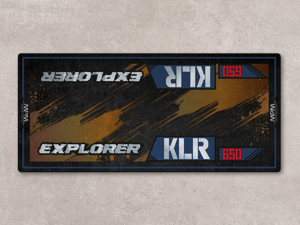 MPM Motorcycle Mat for Kawasaki KLR 650 - MM7431