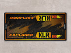 MPM Motorcycle Mat for Kawasaki KLR 650 - MM7431