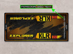MPM Motorcycle Mat for Kawasaki KLR 650 - MM7431