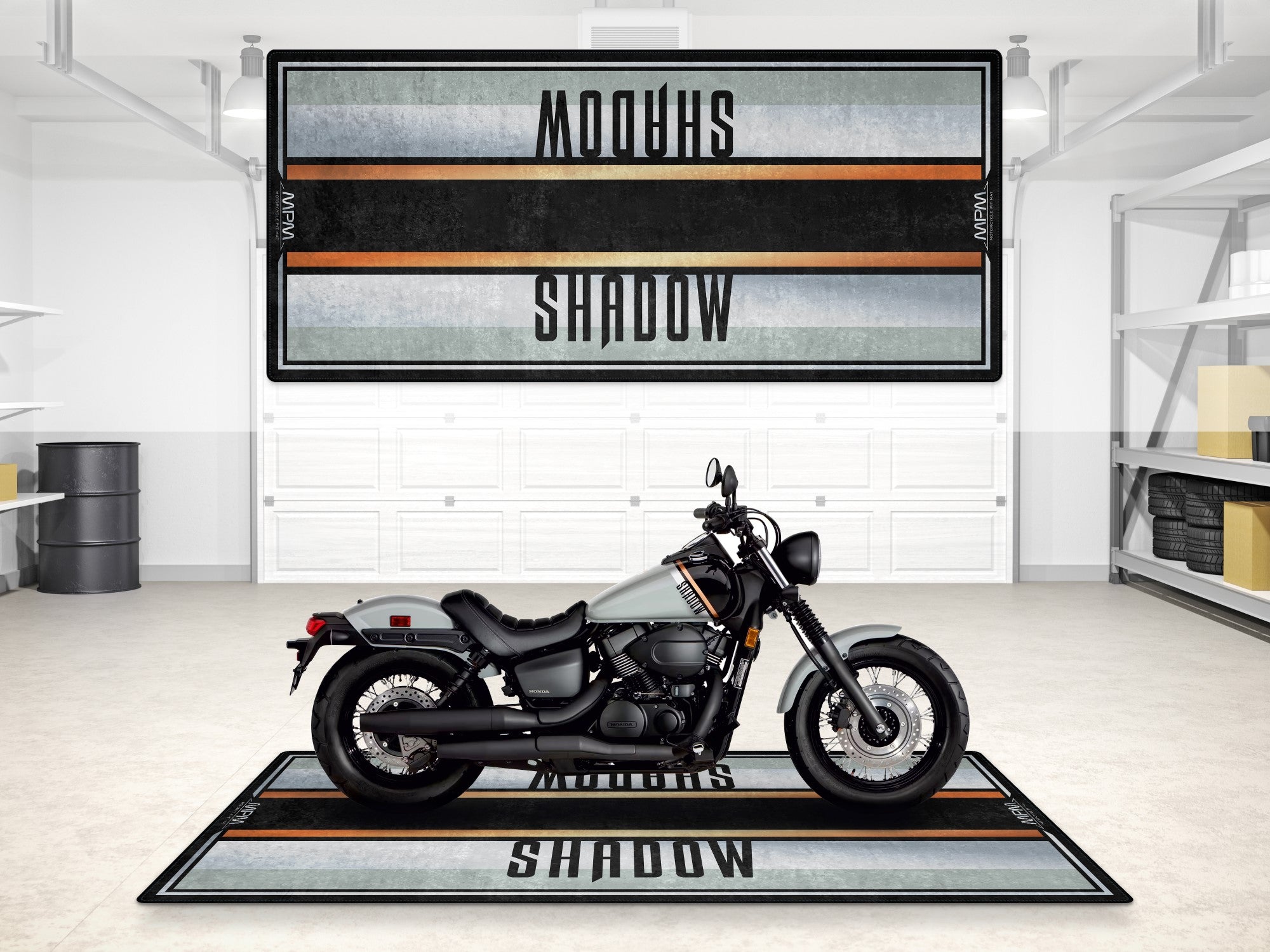 MPM Motorcycle Mat for Honda Shadow Phantom - MM7436