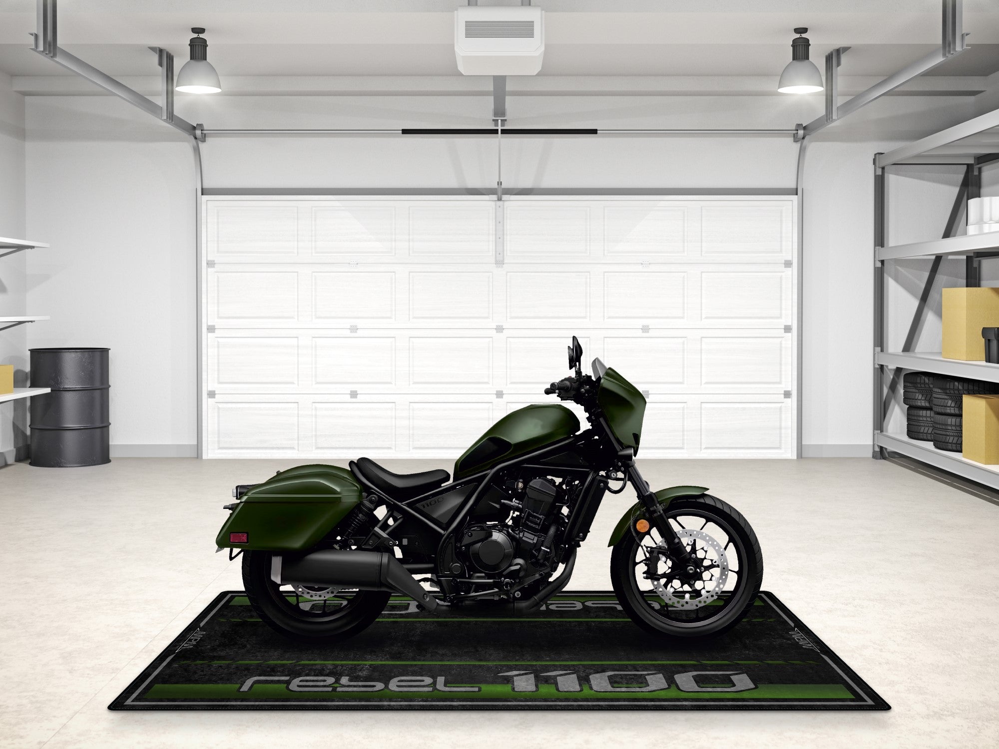 MPM Motorcycle Mat for Honda Rebel 1100 - MM7438