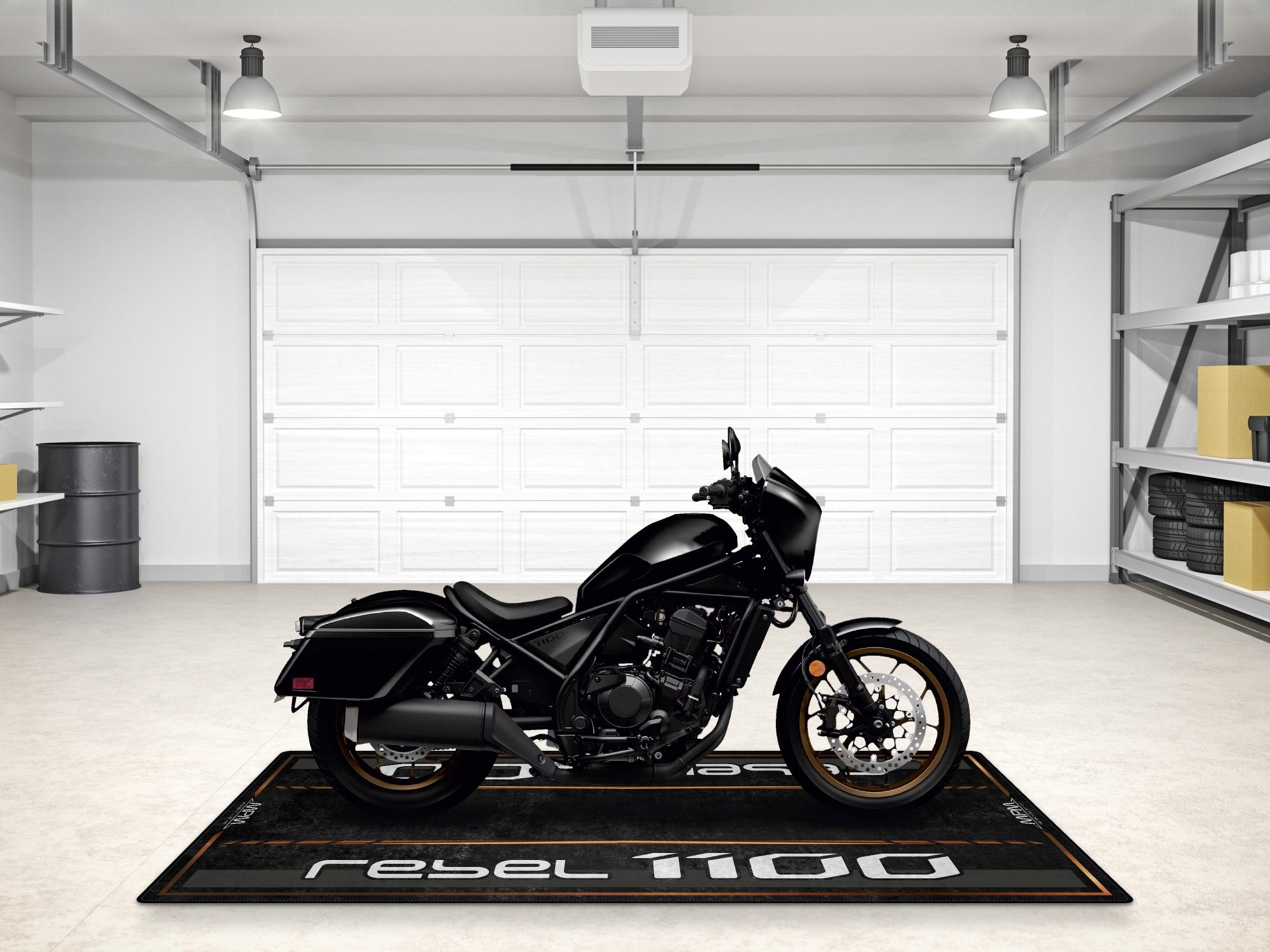 MPM Motorcycle Mat for Honda Rebel 1100 - MM7438