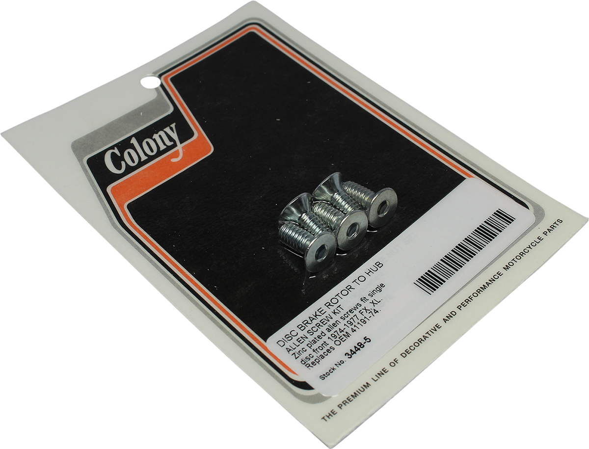 COLONY Brake Rotor Screw Kit