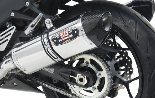Yoshimura ZX-14R 12-25 Race R-77 Stainless Slip-On Exhaust, w/ Stainless Mufflers