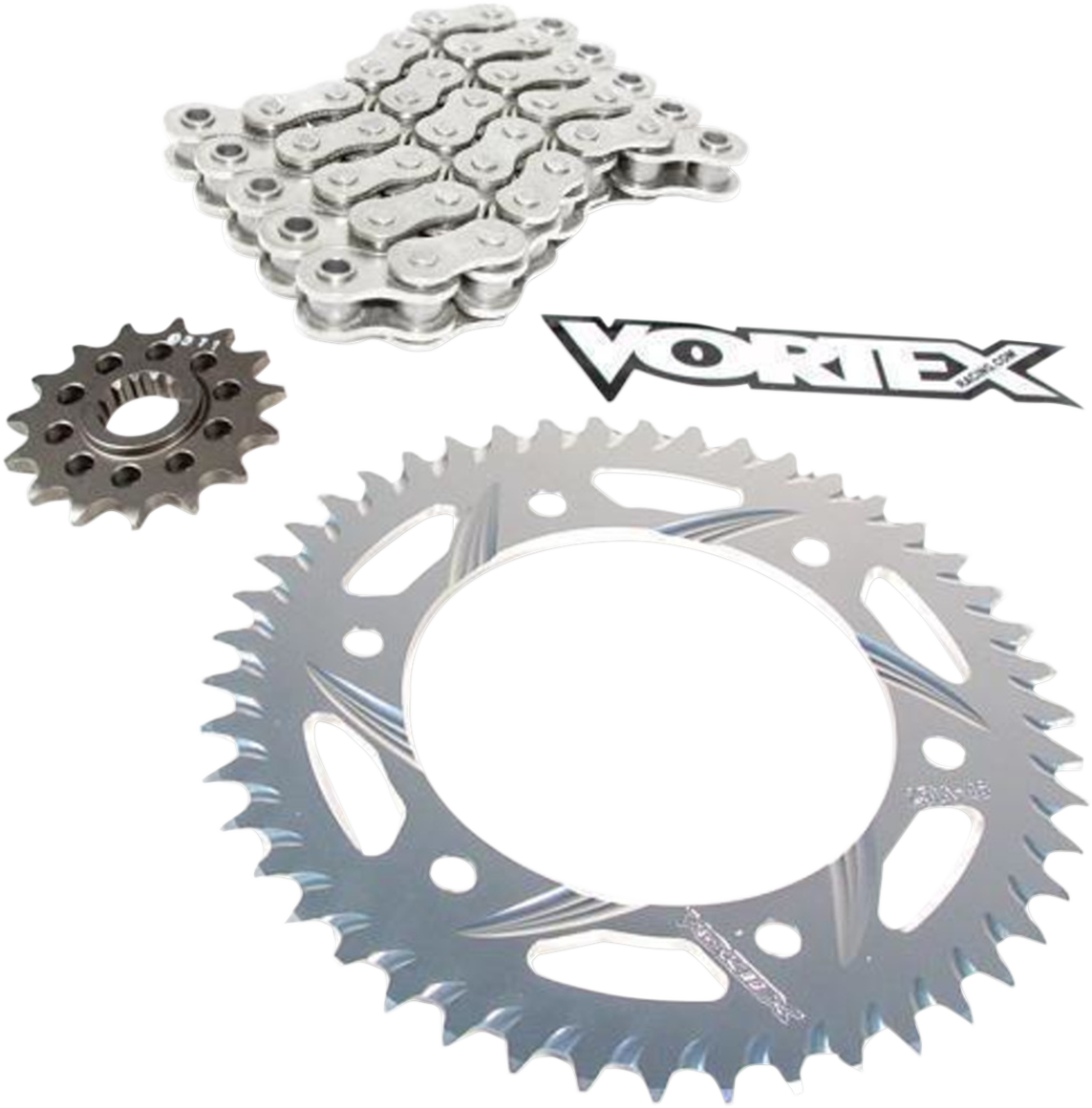 VORTEX Chain and Sprocket Kit - WSS - Black - Yamaha YZF-R3/MT-03 CK6385