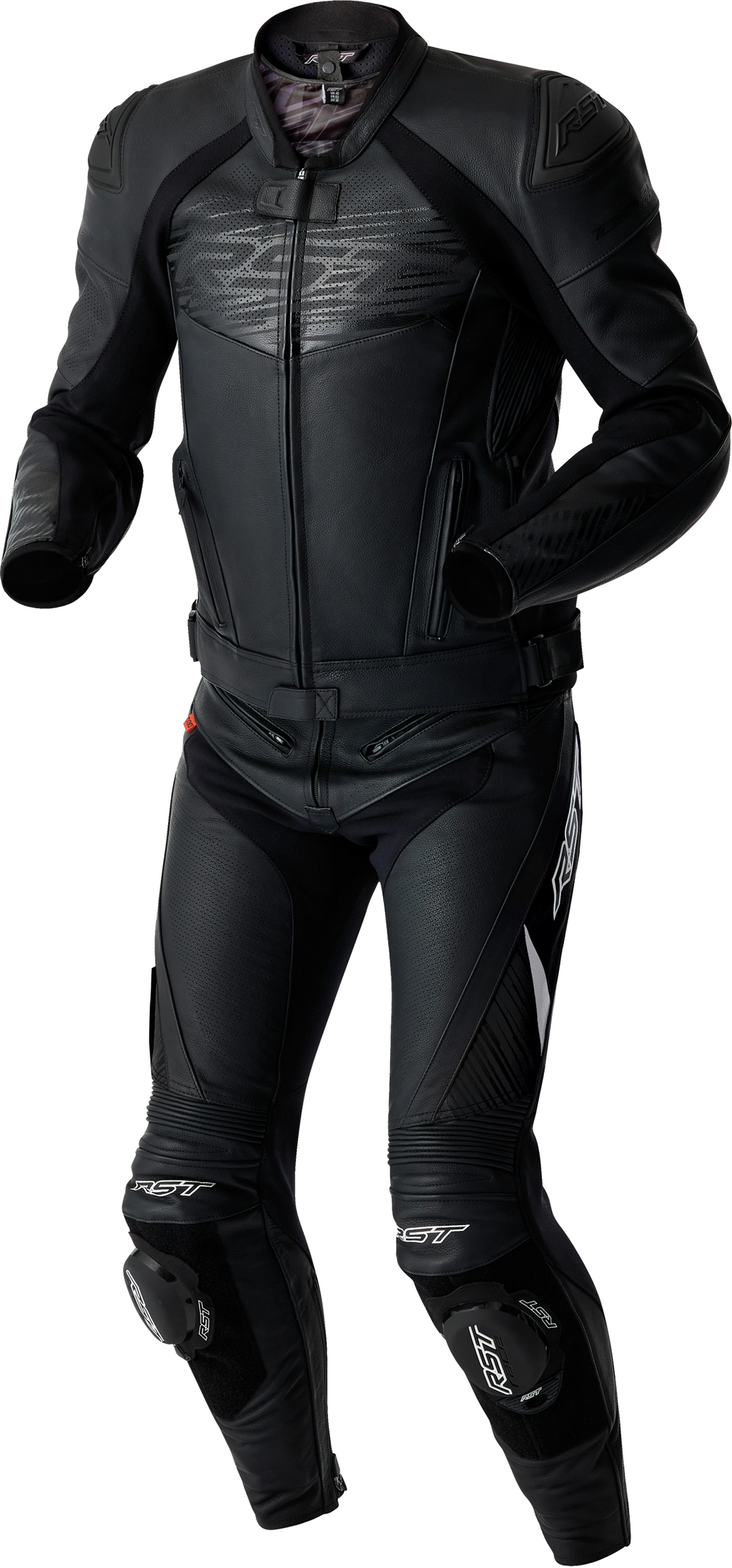 RST Tractech Evo 5 CE Men's Leather Jacket - Black - View 25
