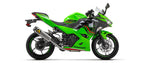 Arrow Indy-Race Slip-on Exhaust, Titanium for Kawasaki Z400/Ninja 400 2023/500 2024 71950PK
